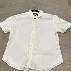 Bonobos Men's Cream Stretch Slim Fit Shirt